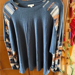 Maurices Navy Knit Top